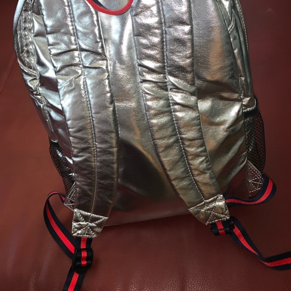 Metallic Silver Backpack - Picture 8 of 8
